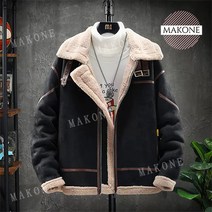 Makone 상표등록 양털 고급 남자 오버핏 집업 후드 폴리스자켓 후리스 빅사이즈 겨울 기모 뽀글이 벨벳 남성 아우터