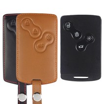 더조은셀러 SM7 SM5 SM3 QM5 QM3 4 키홀더 키케이스 스마트키 가죽 4 2버튼 Key-32, Key-32 블랙