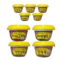 올따옴) 오뚜기용기죽 전복죽3+계란야채죽2+쇠고기죽2+영양닭죽2, 1개