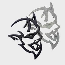 MDO5172 도깨비 엠블럼 블랙 컬러 자동차 오토바이 셀프 DIY 차엠블럼/금장엠블럼/알파벳스티커/자동차엠블럼종류