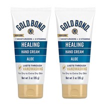 [Gold Bond] 골드 본드 힐링 핸드 크림 알로에 85 g, 85g, 2개