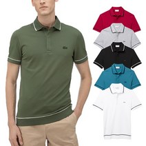 [LACOSTE]남성 레귤러핏 반팔 카라티셔츠 모음
