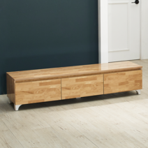 더웜하우스 빌리 1단 2단 3단 TV다이 거실장 서랍장 1200 1500, 1단1500(150cmx40cmx34cm), 고무