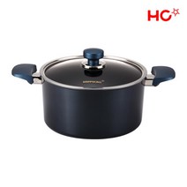 [해피콜] HC 클래식 티타늄 IH 곰솥냄비 24cm(블루), 색상:블루