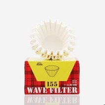 칼리타 웨이브 드리퍼 필터 155 185 여과지 50매 100매, 155 (1 2인용) - 100매