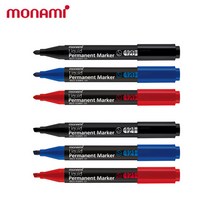 모나미 생잉크 유성매직, 사각닙 적색, 1타12입