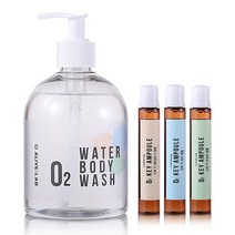 얼라이브랩 오투 워터 바디워시/맞춤형 대용량 바디워시, 490ml+10ml, 세라솜 5.0(보습/보호)