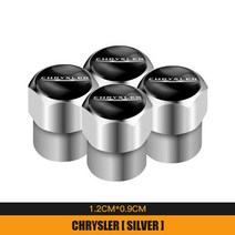 타이어 밸브캡 4s 크라이슬러 300c PT 크루저 그랜드 보이저 퍼시 피카 타운 컨트리 크로스 파이어 휠 타이, 04 B silver