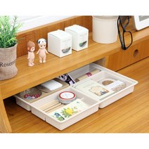 유니크 서랍정리함 트레이 칸막이 책장 수납, 그린