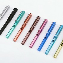 달자샵 1+1 계속 쓰고싶어지는 모던 라이프 스타일 잉크 만년필 고급 컬러 디자인 손글씨 펜, 1Pcs+1Pcs, 브라운