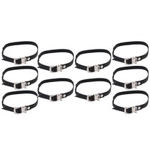 10 PCS MTB-Road 자전거 자전거 타기 Toe 스트랩 50cm 자전거 경주, 하나, 검정