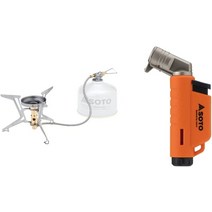 소토 퓨젼 트랙 sod-331 스토브 백패킹 버너 레귤레이터, 싱글 버너+마이크로 토치