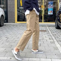 맨즈캐슬 바이오코튼 면바지 치노팬츠 베이지면바지 9부면바지 크롭 밴딩면바지 허벅돼면바지 9부바지