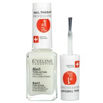 Eveline Cosmetics 8 In 1 Total Action Hypoallergenic Intensive Nail Conditioner 0.42 fl oz (12 ml