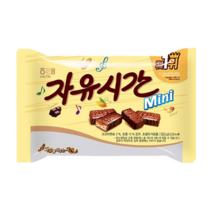 해태 자유시간 미니 180g 과자 간식 초코바, 12개