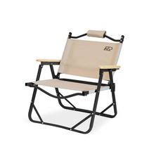 헬로그라운드 군계일학 원목 팔걸이 폴딩 커밋체어 2size, L, 카키