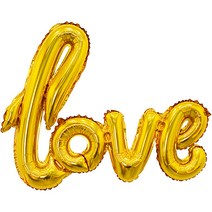 제이벌룬 알파벳은박풍선 LOVE, 골드