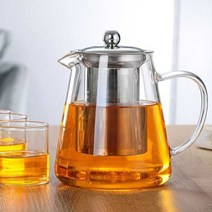 [Y+1] 내열유리 주전자 티포트 스텐망포함 차주전자 450ml