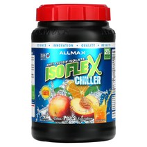 올맥스 ALLMAX Isoflex Chiller Whey Protein Isolate Citrus Peach Sensation 2 lbs 907 g