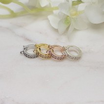 실버상회 925 실버 원터치 베일 고리 장식 / 목걸이 부자재 만들기 재료