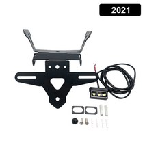 오토바이 바이크 번호판 홀더 브라켓 with led 테일 라이트 브래킷 honda cb650r cbr650 cbr 650r 19 2020 2021 용 깔끔한 펜더 제거기, 협력사, 2021년