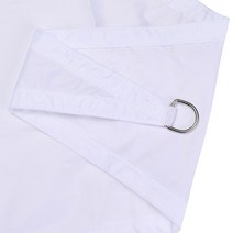 햇빛 가리 옥스포드 직각 방수 그늘 돛 야외 정원 안뜰 테라스 수영장 차단 천막 캠핑 홈 장식 3x4x5m, [04] White