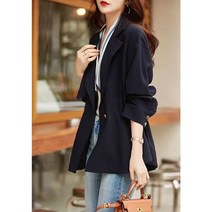 잇츠스타일 원버튼 트렌치 출국룩 오피스룩