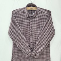 레노마셔츠 더블 미디움 체크 일반핏 긴소매RMWSGP304BWA
