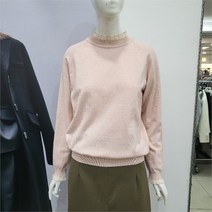 Abfz DP01 레이스 프릴넥 니트 AFX1HW39B