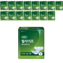 허리둘레 82-123cm 재부착 가능 특대 겉기저귀 160매, 25070+구성160매