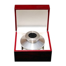턴테이블바늘 LP 비닐 레코드 플레이어 웨이트 클램프 스태빌라이저 스테인레스 스틸 턴테이블 금속 디스, 한개옵션0