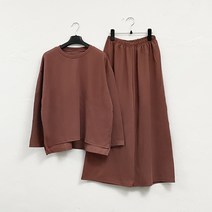 기모 무드업 트레이닝세트 루즈핏 따뜻한 여성 긴팔 밴딩 트레이닝복 세트 운동복 통바지 투피스 셋트