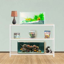 어항받침대 튼튼한 축양장 3단 1200 x 300 x 900, 블랙