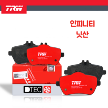 벤츠 S클래스 SL 전브레이크패드 좌우세트 TRW GDB1667 A0044206220