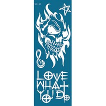 재사용가능 헤나타투 셀프헤나도안, 1개, SG-43