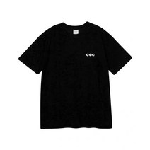 라운드넥반팔티 트렌드 CHANCECHANCE22CEC 이니셜 클래식 여성 같은스타일 t셔츠 4538913215