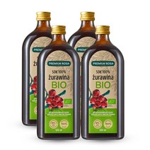 프리미엄로사 유기농 크랜베리 원액, 500ml, 4개