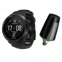 순토 다이빙컴퓨터시계 suunto d5 스쿠버 다이빙 컴퓨터 충전식 다이빙 시계 나이트록스 다이빙 장비 연결 무선 앱 탱크 포드 글로벌 보증, 검은색으로 설정