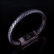 WST 아이폰 갤럭시 고속 충전 팔찌 케이블, 아이폰 8핀 팔찌 케이블 22.5cm