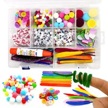 만들기재료 상자 세트 케이스 키트 유아 아동 어린이 집콕놀이, 만들기재료세트케이스