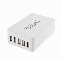 이지넷유비쿼터스 NEXT-05AC (USB 5포트 AC 멀티 충전기/3포트 1A/2포트 2A) 충전기-유선멀티충전기, 선택1, 단품