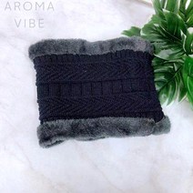 겨울목토시 니트넥워머네이비 무늬랜덤 THCO13