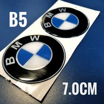 BMW 자동차 오토바이 모토라드 로고 엠블럼 에폭시 3D 스티커, BMW 3D 엠블럼 지름 7cm (1쌍)