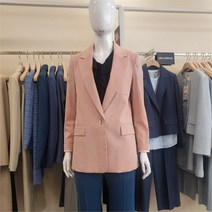 블루페페 SH02 체크 린넨 롱 자켓RD 212MSF003