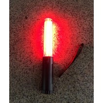 경광봉 경광등 260 플라스틱 빨간색 시프트 녹색 교통 지팡이 강력한 LED 손전등 배턴 경고등 토치 4 가지, 01 Red Shift Green, 1개