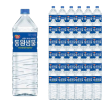 동원샘물 2리터 6개x6팩 총 36페트 먹는샘물 생수