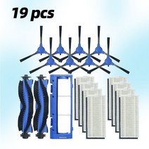 Anker Eufy Robovac과 호환되는 1 차 필터 롤러 사이드 브러시 ISEELIFE 진공 청소기 부품 30, [20] 19 pcs