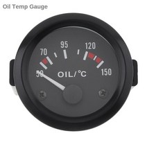 자동차 게이지범용 2 인치 52mm 자동차 전류계 전압계 60-0-60 AMP 게이지 보트 트럭용 ATV 앰프 미터 측정, 03 Oil Temp Gauge
