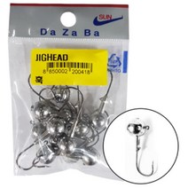 지그헤드 기본축 포장 1/2oz 5개입 루어 전갱이 우럭 채비 송어 쏘가리 참돔