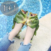tagi 1+1 남성 여성 아동 패밀리 슈즈 슬리퍼 캐주얼 물고기 샌들 여름신발